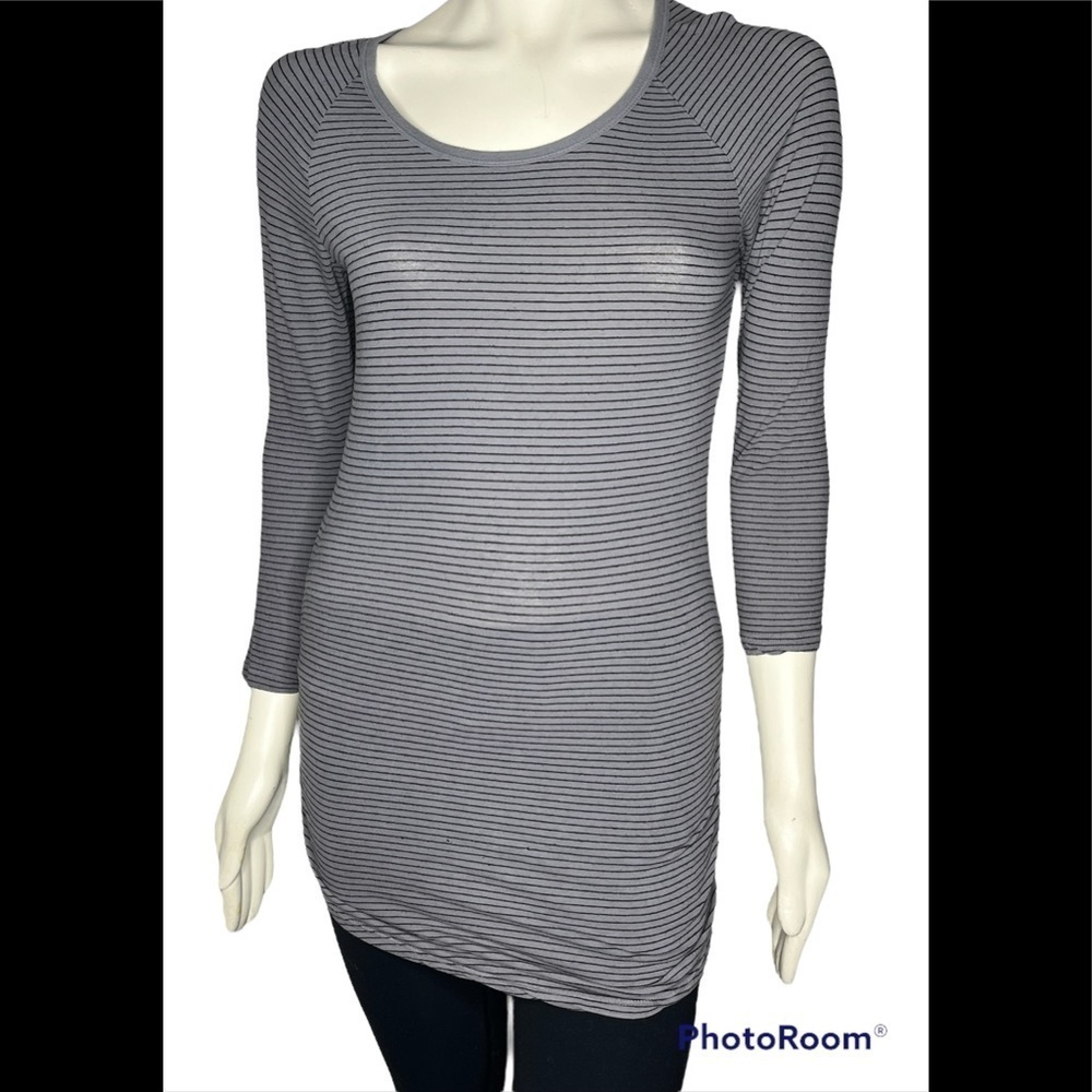 James Perse Long Striped Top